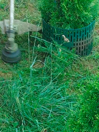 Защитно-декоративное ограждение, 4 шт, ширина 34,5 см, высота 20,5 см