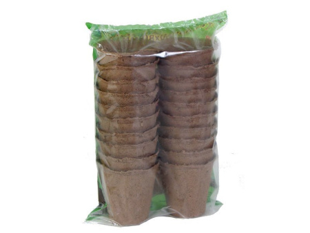 Торфяные горшочки 100*110 20 шт в упаковке