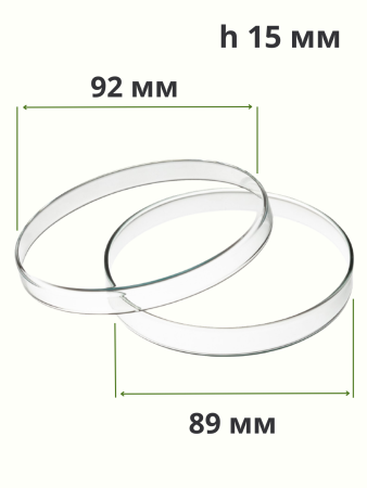 Чашка Петри для проращивания семян пластиковая с крышкой 1 секция D-90 мм, 10 шт Благодатное земледелие