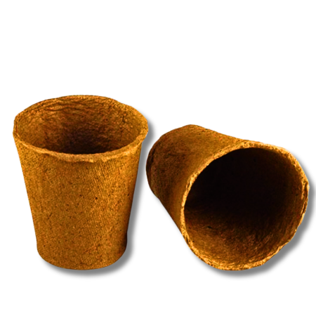 Торфяной горшочек для выращивания рассады 110х100 круглый