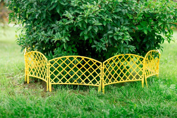 Забор декоративный ROMANIKA №1 295 см 7 шт желтый Забор декоративный ROMANIKA №1 295 см 7 шт желтый