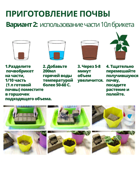 Почвобрикет Шикарная роза 5 л БиоМастер, 2 шт Почвобрикет Шикарная роза 5 л БиоМастер, 2 шт