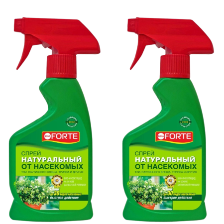 Bona Forte Натуральное инсектицидное средство от летающих насекомых-вредителей, флакон 250 мл 2 шт