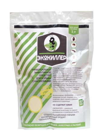 Экокиллер Универсальное эффективное средство для борьбы с насекомыми, 2 шт по 3 л