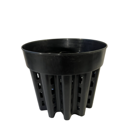 Горшок AirPot Д26АИР 7,5 л 26х21,5 см черный, литьё