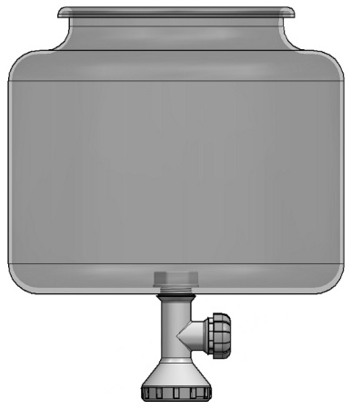 Лейка для садового душа с краном модернизированная КД-1 м