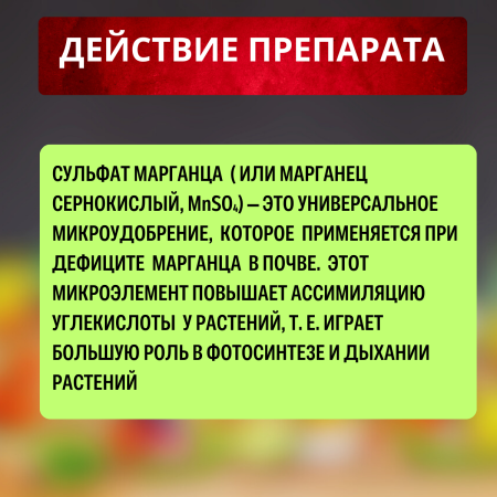 Сульфат марганца 10 г, 10 шт