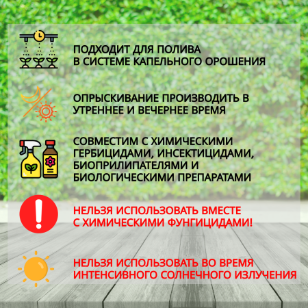 Биофунгицид Триходермин ТН82 для защиты растений от грибных и бактериальных болезней 1 кг