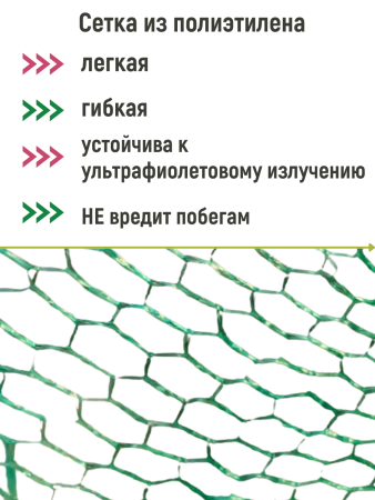 Сетка от птиц зеленая, 2 шт по 4х5 м