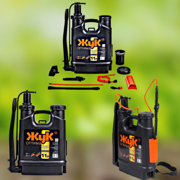 Опрыскиватель пневматический Жук Оптима ранцевый 11 л ОГ-111