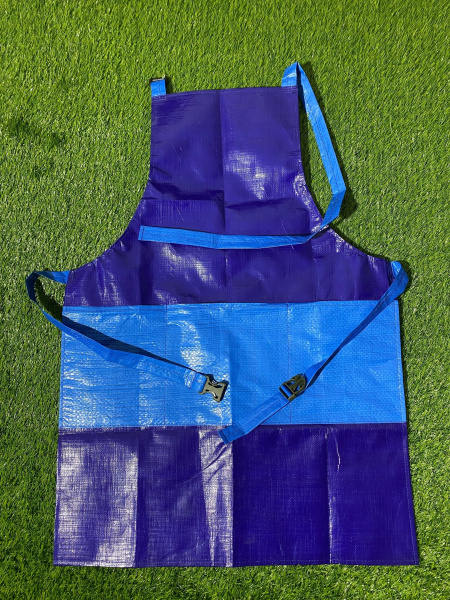 Набор непромокаемый фартук с карманом и нарукавники синие, 180 г/м2 Благодатное земледелие