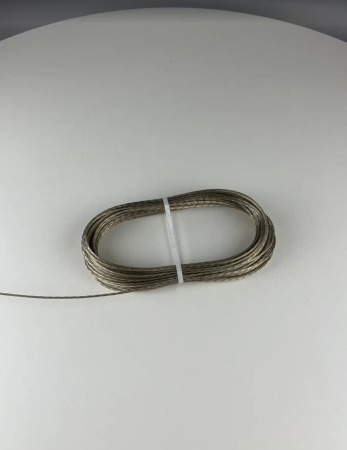 Трос металлополимерный ПР 2 мм прозрачный 20 м Благодатное земледелие