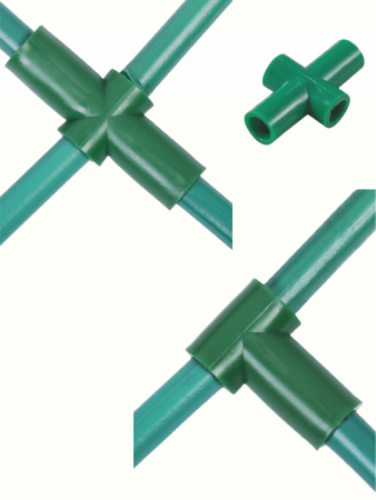 Комплект креплений для сборки парника 12 тройников, 24 крестовины, d 12 мм