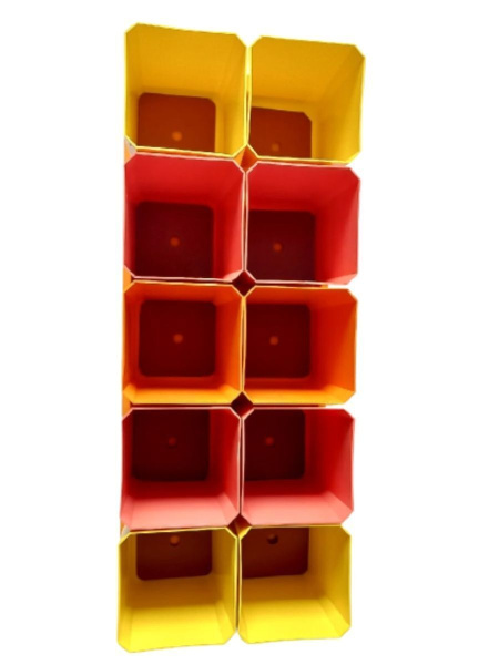 Набор горшков для рассады 10х0,75 л цвет Микс 2 шт Набор горшков для рассады 10х0,75 л цвет Микс 2 шт