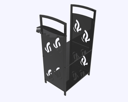 Дровница металлическая Жар для дров МС-Про