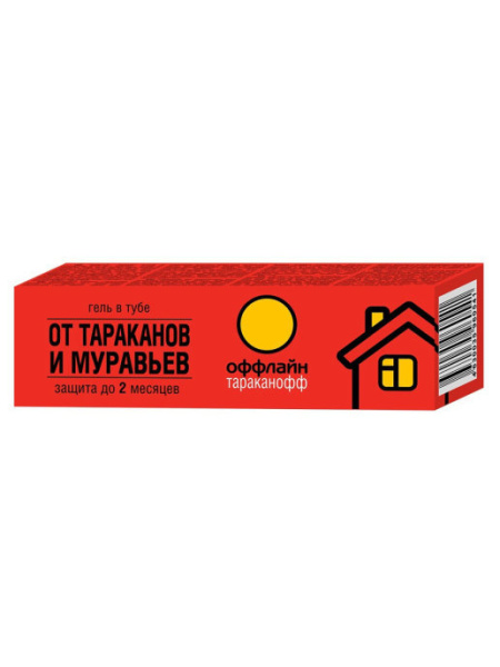 Тараканофф оффлайн Гель от тараканов и муравьев, туба 20 мл Тараканофф оффлайн Гель от тараканов и муравьев, туба 20 мл
