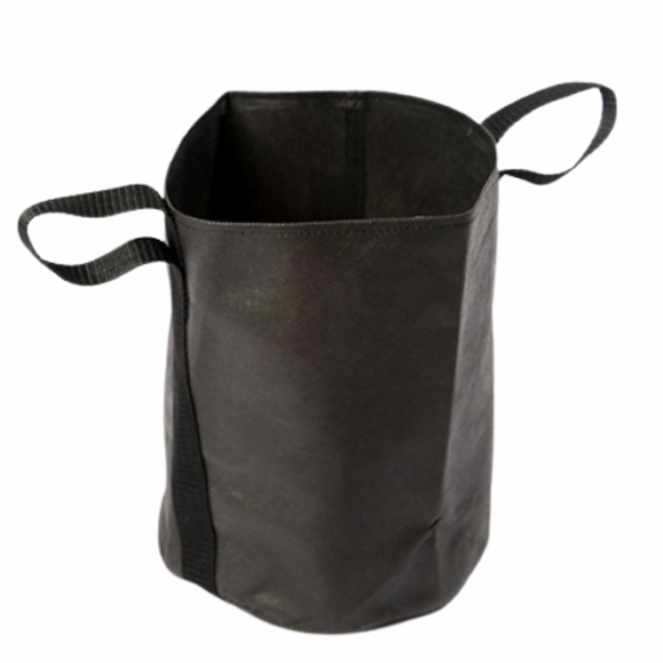 Текстильный горшок Здоровый корень боковые ручки зелёный 40 л по 5 шт Благодатное земледелие