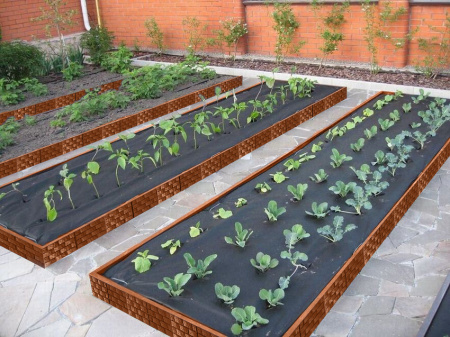 Универсальный садовый конструктор, 4 шт, длина 180 см, высота 20 см, терракот