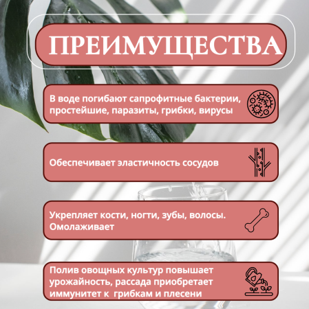 Активатор воды Кремень для очистки воды 50 гр Природный Целитель