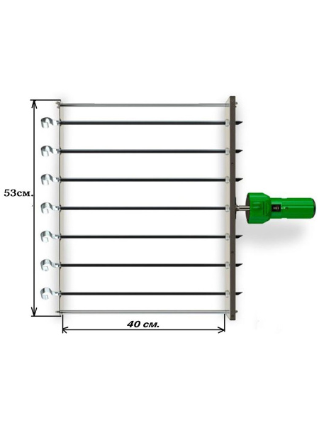 Шампура автоматические вращающиеся ШС-7 от сети 220В в коробке Шампура автоматические вращающиеся ШС-7 от сети 220В в коробке