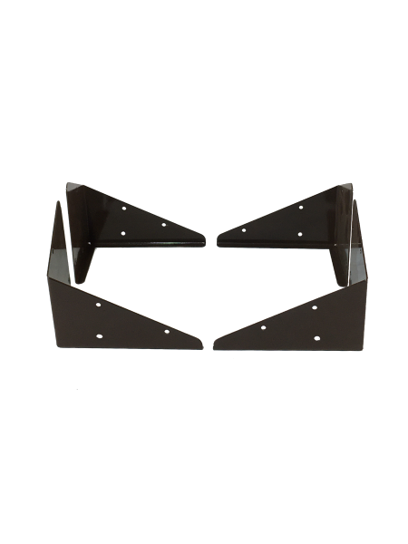 Уголок для грядки Уголочек коричневый комплект из 4 шт МС-Про