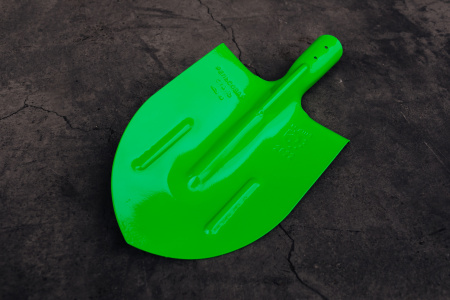 Лопата штыковая ЛКО 19596-87 из рельсовой стали 65 г салатик