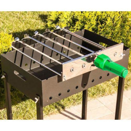 Шампуры-самокруты Ленивый шашлычник МВШ-5 в тубусе