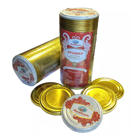 Крышка СКО-82 Москвичка металлическая лакированная d-82 50 шт