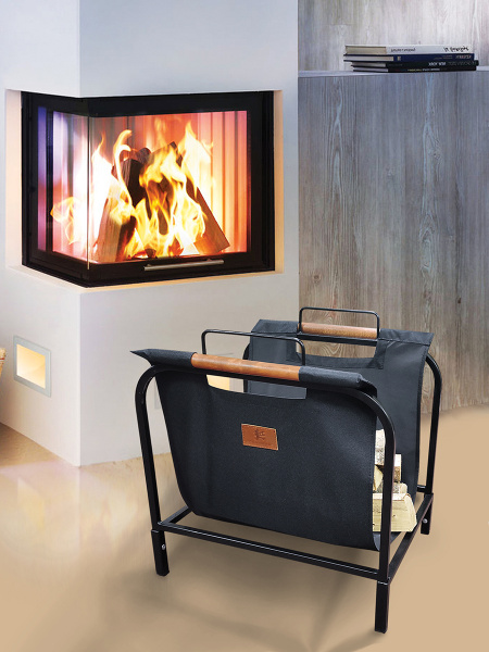 Подставка для дров с сумкой для переноски дров Веселый трубочист