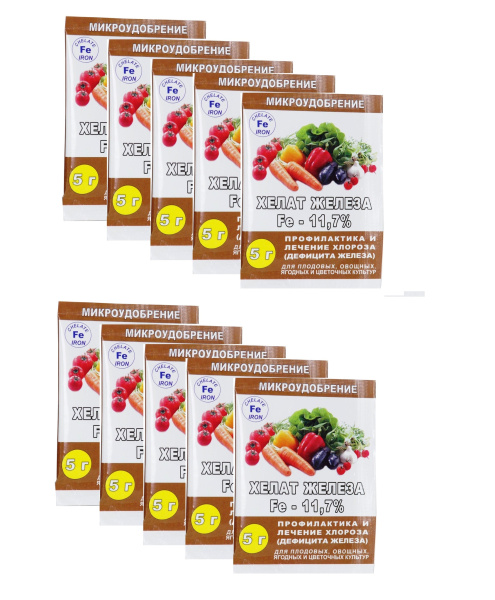 Хелат железа, 10 шт по 5 г Хелат железа, 10 шт по 5 г