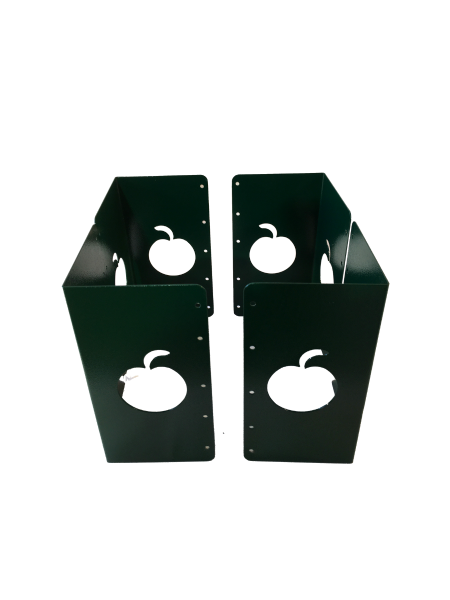 Уголок для грядки высокий 25 см Яблоко зеленый комплект из 4 шт МС-Про