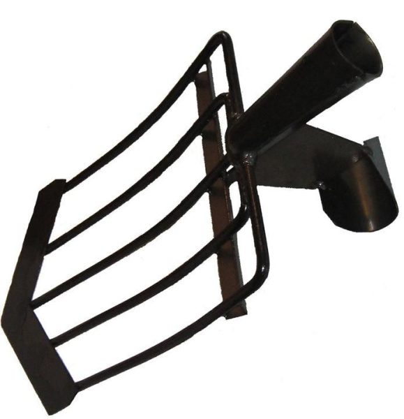 Лопата самозатачивающаяся для уборки урожая в комплекте с упором Супер лопата