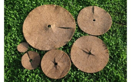 Приствольный круг кокосовый для деревьев 90 см, 5 шт