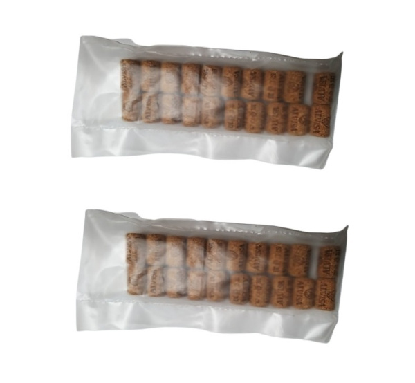 Пробка корковая агломерированная для тихих вин 35х23 мм, 2 уп по 20 шт