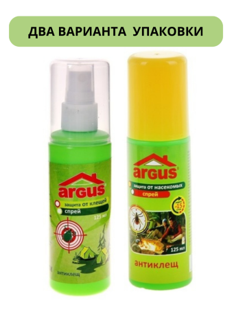 ARGUS Лосьон-спрей Антиклещ 125 мл