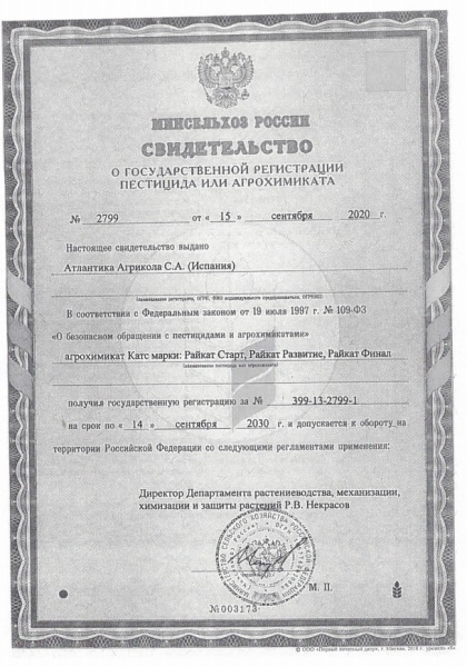 Райкат Развитие 0,1 л