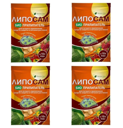 Прилипатель Липосам, 4 шт по 8 мл