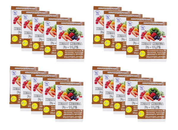 Хелат железа, 20 шт по 5 г Хелат железа, 20 шт по 5 г
