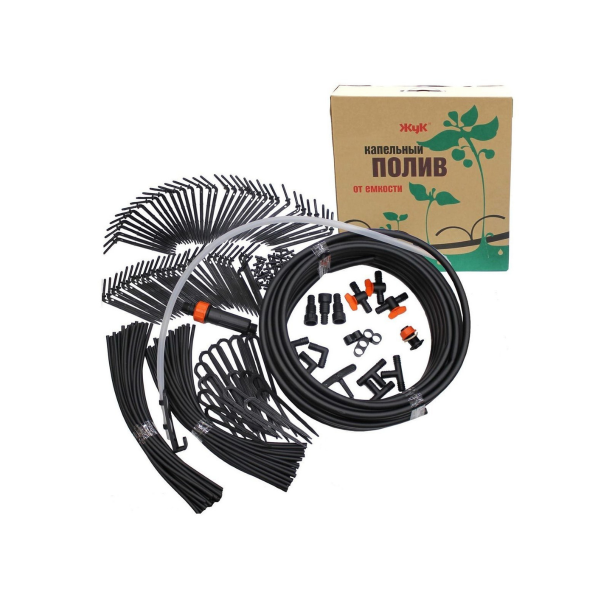 Капельный полив Жук от ёмкости на 60 растений