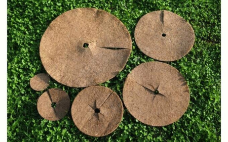 Приствольный круг кокосовый для деревьев 30 см, 10 шт