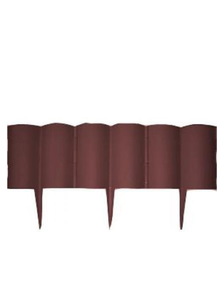 Бордюр Каскад L=3 м темно-коричневый