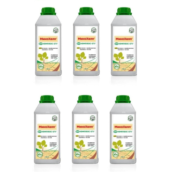 Микохелп Биокомплекс-БТУ 500 мл, 6 шт Микохелп Биокомплекс-БТУ 500 мл, 6 шт