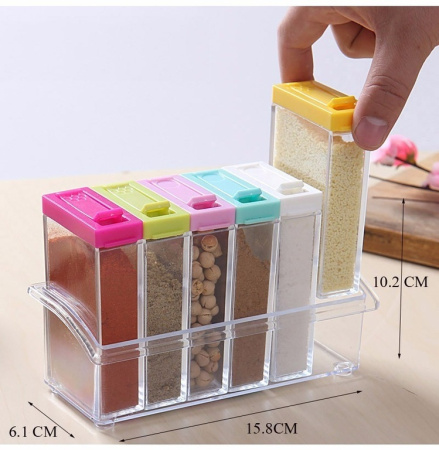 Набор для специй 6 шт Condiment Set HK-2107