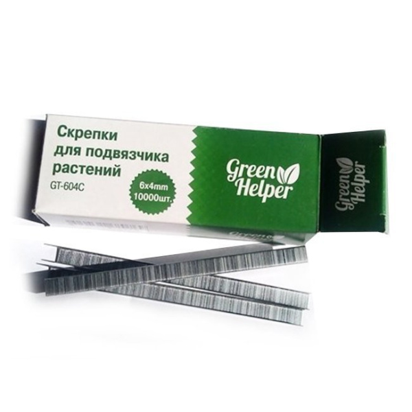 Скрепки для подвязчика Тапенера 6x4 10000 шт