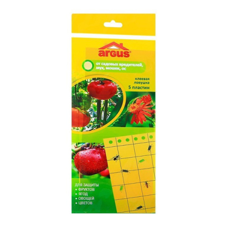 Ловушка клеевая от садовых вредителей Argus 5 шт