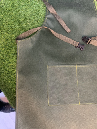 Набор Фартук с карманом и скатерть 120 х 90 см из спанбонда 110 г/м2 зеленый Благодатное земледелие