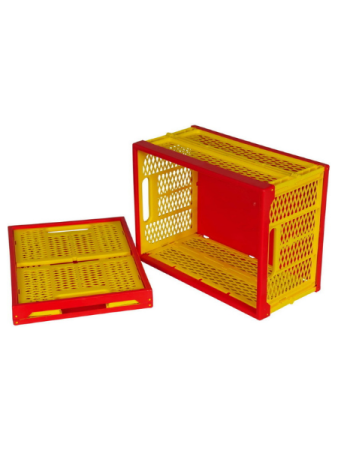 Ящик складной красно-желтый 3 шт