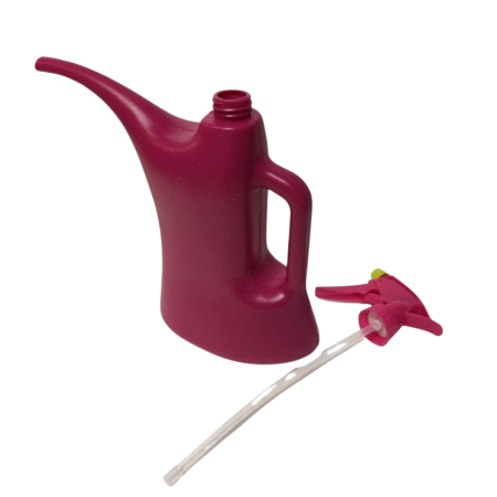 Лейка с распылителем 1 л Розовая Комби